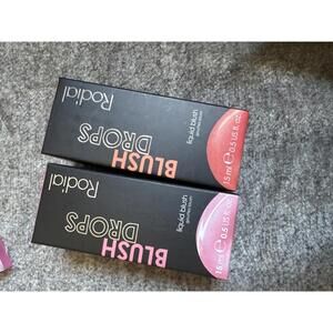 Rodial Blush Drops Liquid Blush Set Apricot Sorbet Frosted Pink NIB